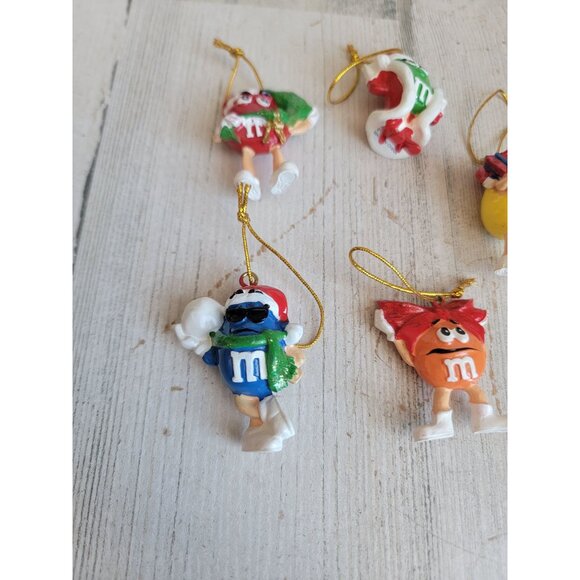 Mini M&M candy santa claus set ornament Xmas - Picture 2 of 5